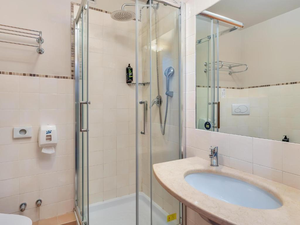 Koupelna v ubytování B&B Hotel Torino President