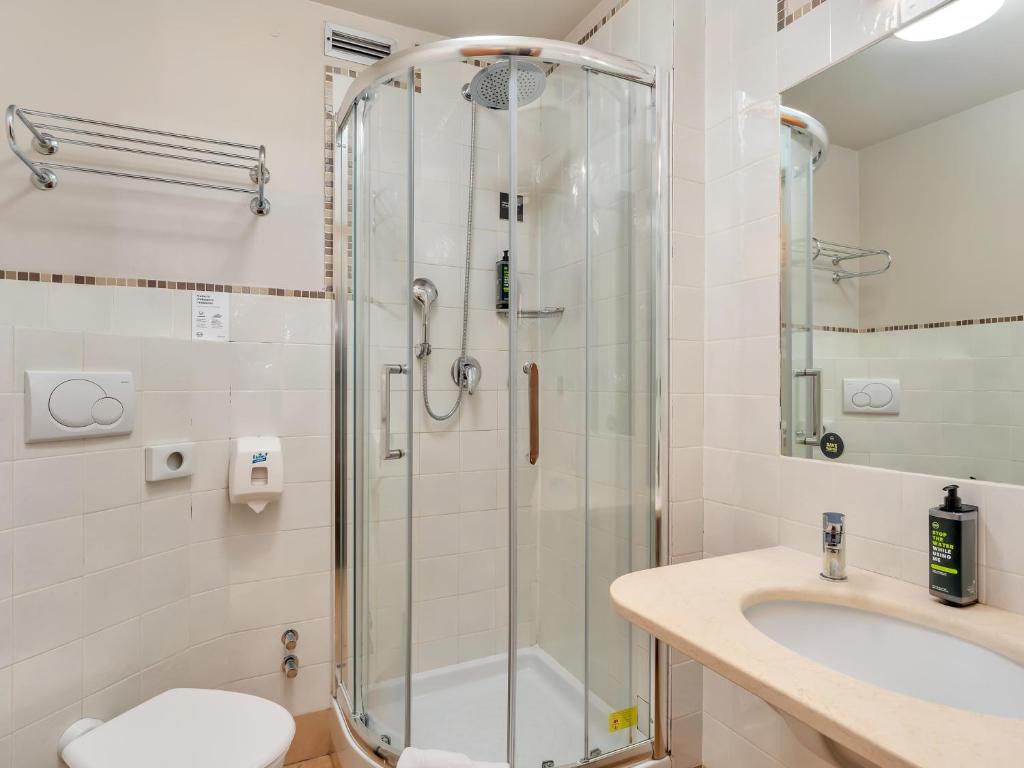 Koupelna v ubytování B&B Hotel Torino President