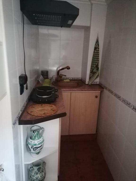 Kuchyň nebo kuchyňský kout v ubytování El Castillejo de Camarena de la Sierra