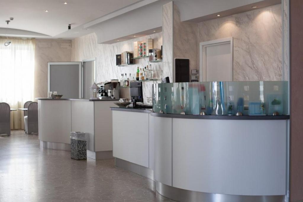 Kuchyň nebo kuchyňský kout v ubytování Hotel Park