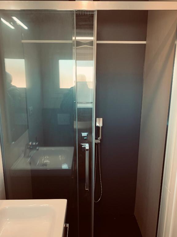 Koupelna v ubytování Agriturismo La Palazzina