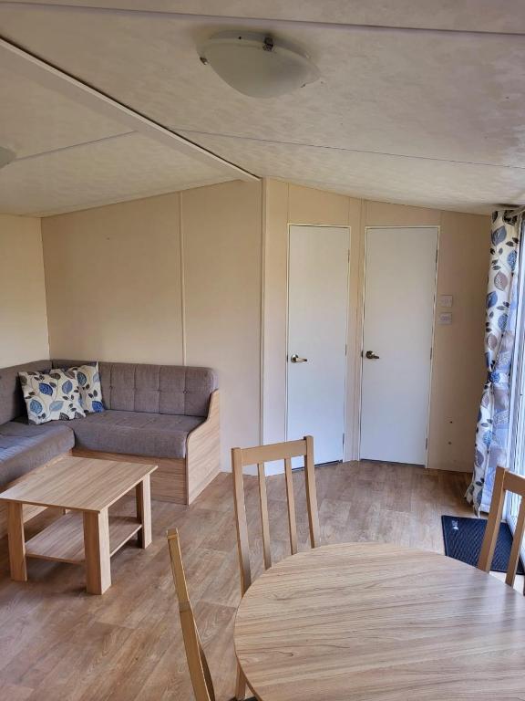 Posezení v ubytování Strandhuis `Het Kompas`