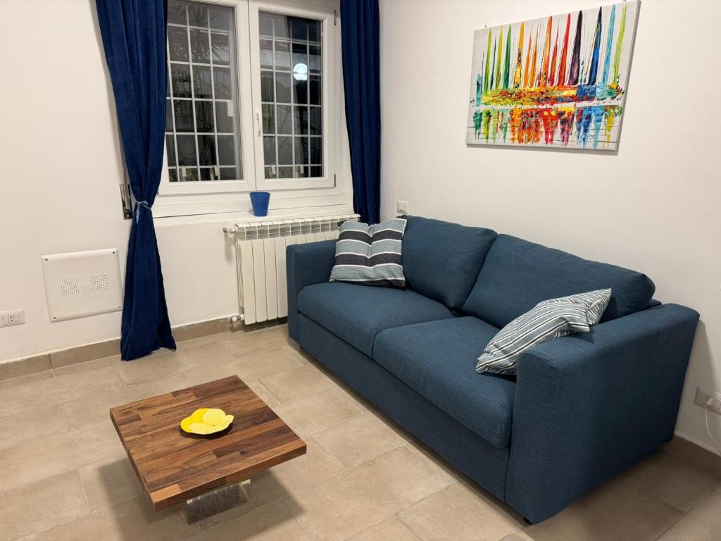 Χώρος καθιστικού στο Trastevere Cozy Retreat