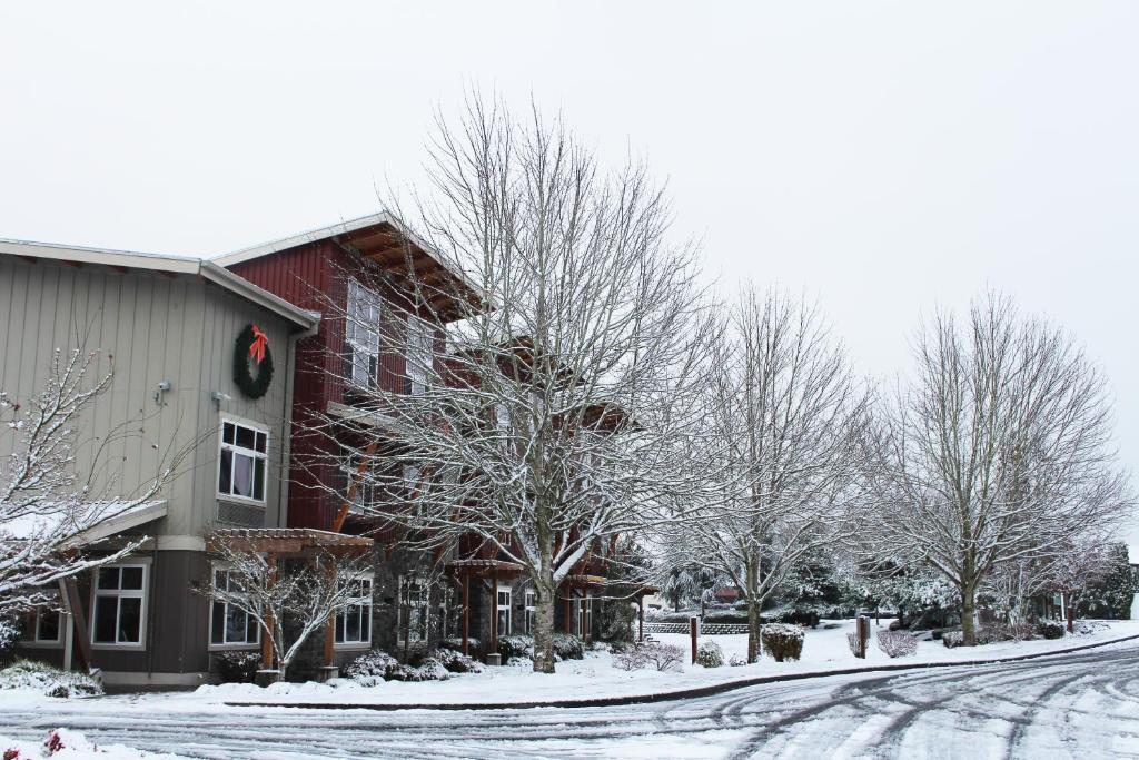 Prairie Hotel v zimě