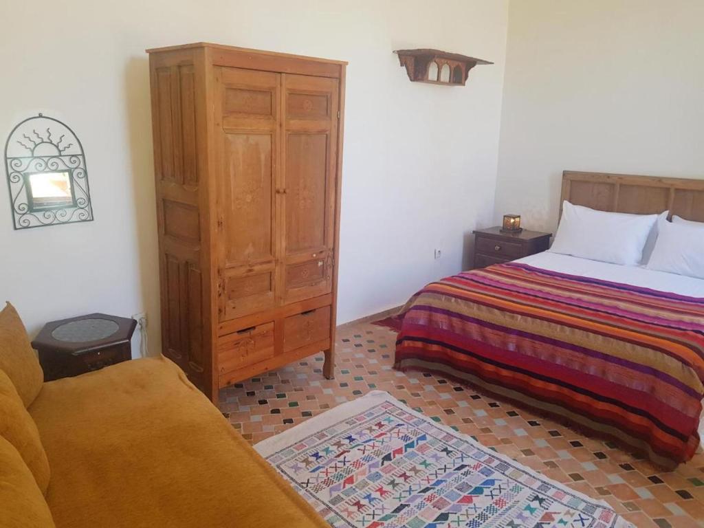 Postel nebo postele na pokoji v ubytování Riad Inspira