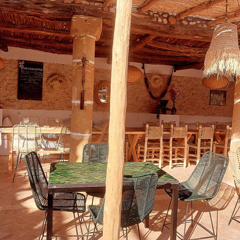 Restaurace v ubytování Riad Eucalyptus, Ethnic Hotel
