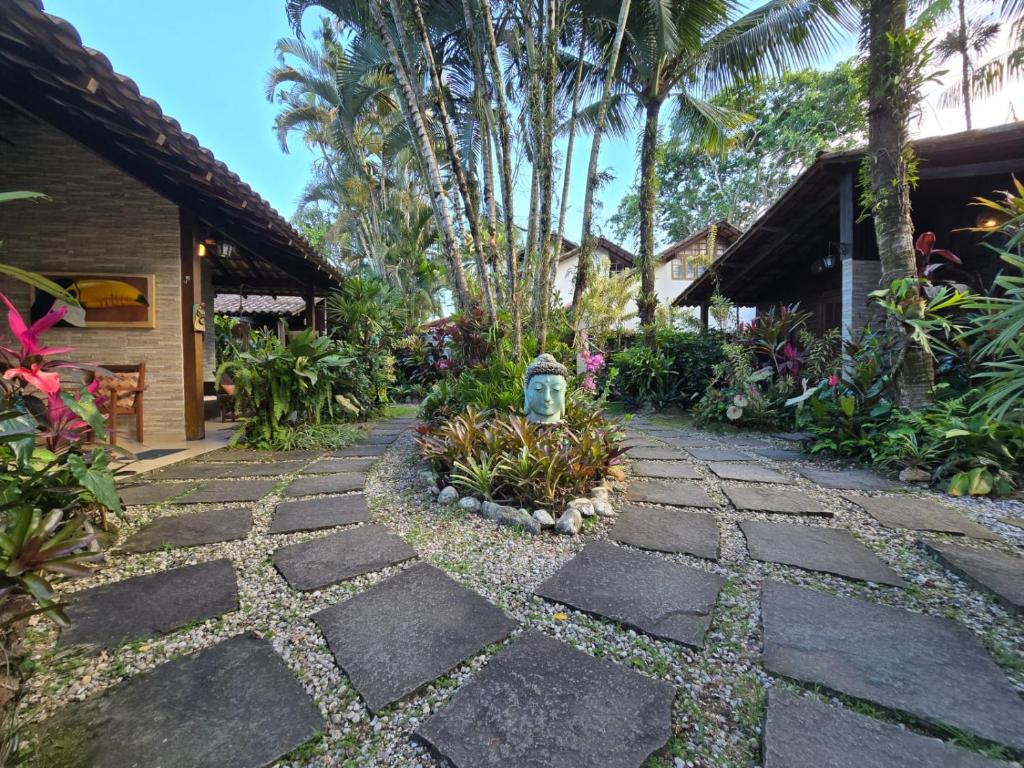 Zahrada ubytování Eliconial Paraty Pousada