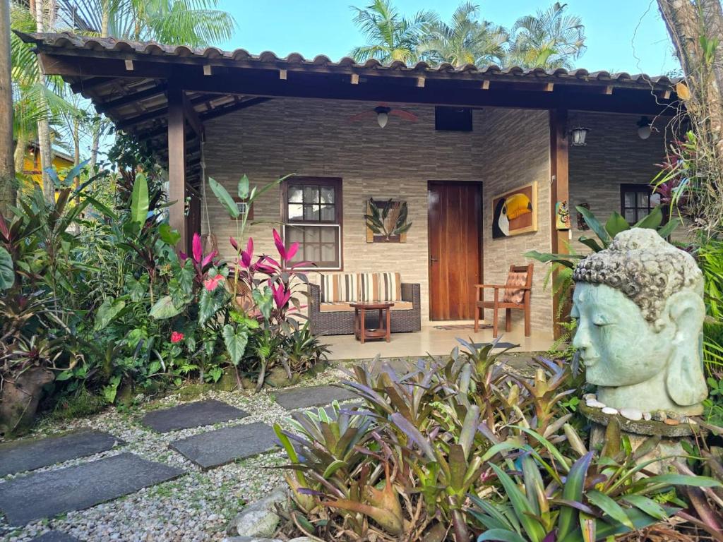 Zahrada ubytování Eliconial Paraty Pousada