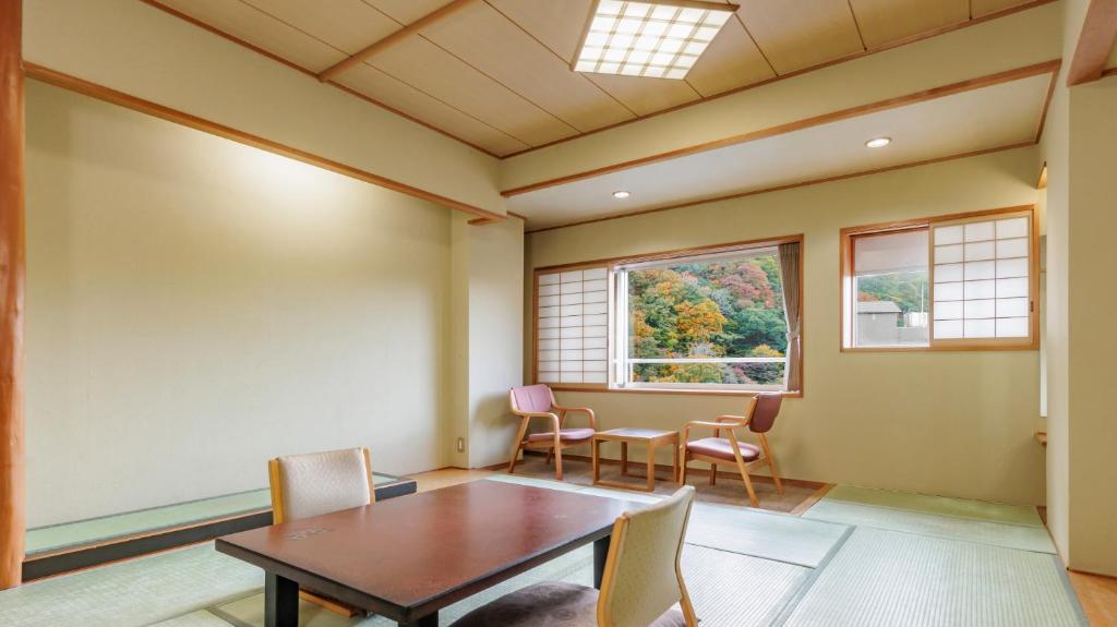 Posezení v ubytování KAMENOI HOTEL Akita Yuze