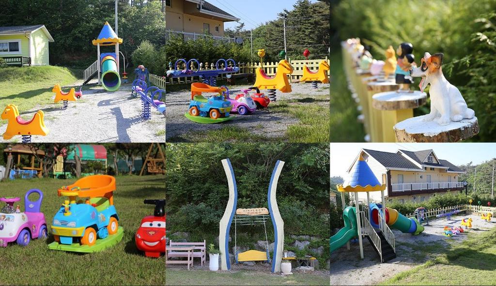 Herní místnost nebo prostor pro děti v ubytování Taean Secret Garden