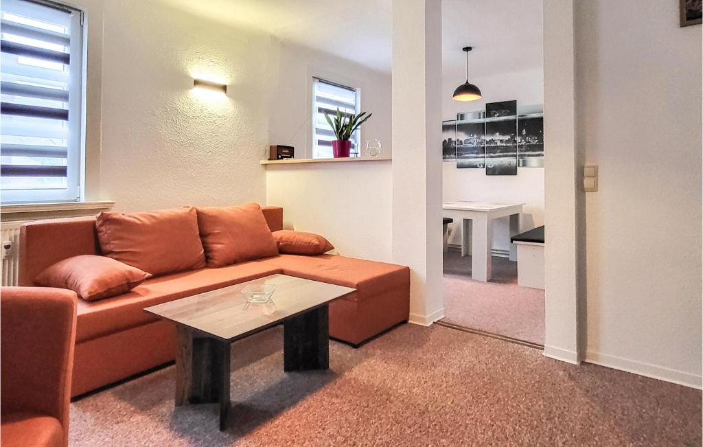 Kuchyň nebo kuchyňský kout v ubytování Cozy Apartment In Friedrichroda