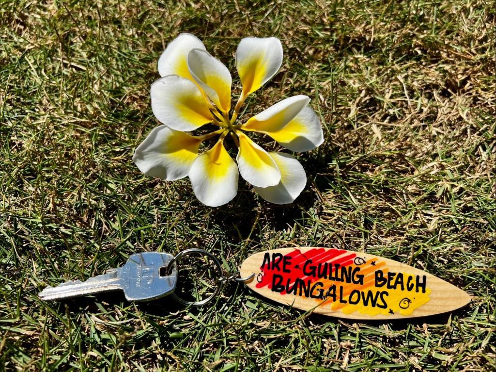 Zahrada ubytování Are Guling Beach Bungalows