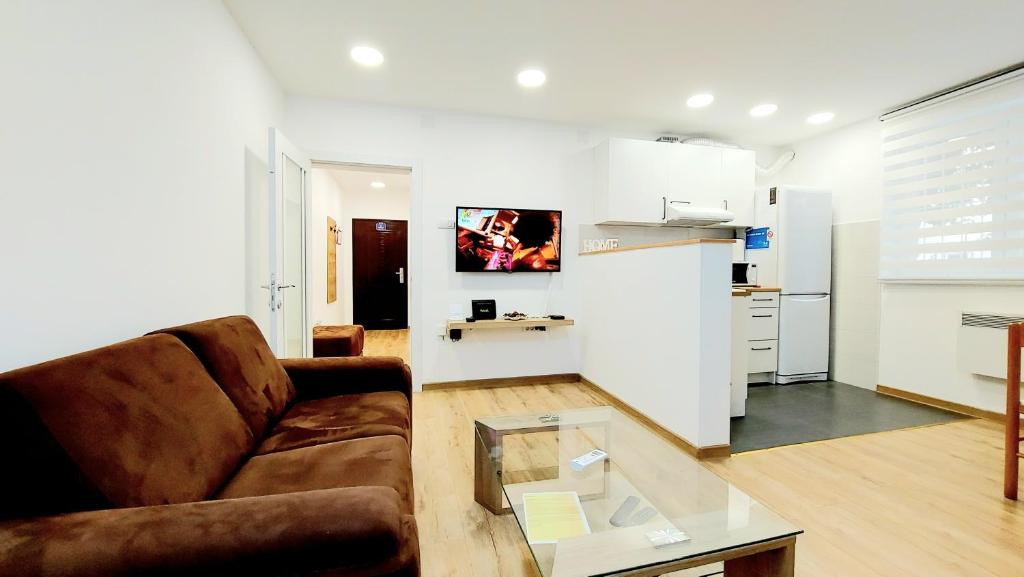 Η κουζίνα ή μικρή κουζίνα στο Apartment ENJOY BG