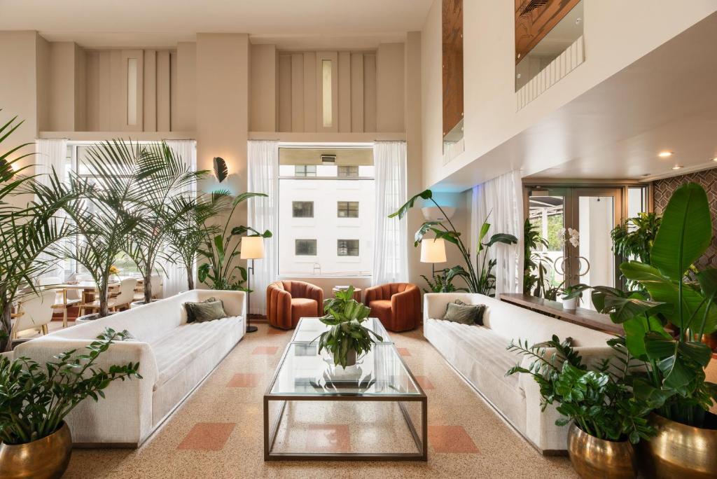 Posezení v ubytování Eurostars Winter Haven Miami Beach