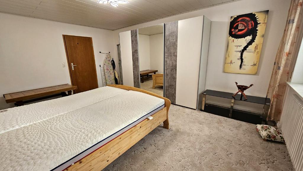 Postel nebo postele na pokoji v ubytování Salzweger Auszeit by Weißmann
