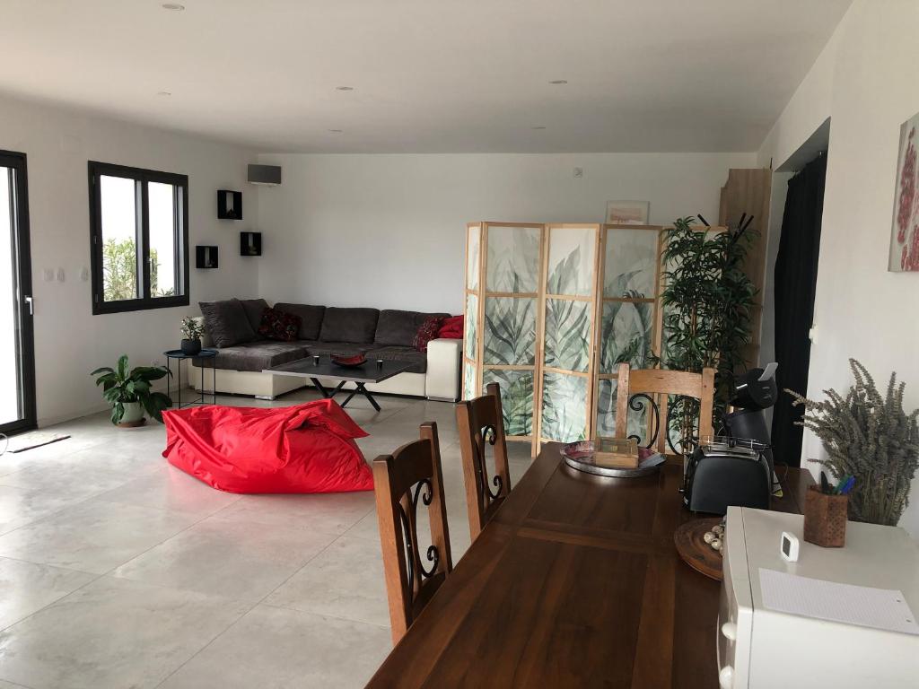 Posezení v ubytování Studio Mimosa