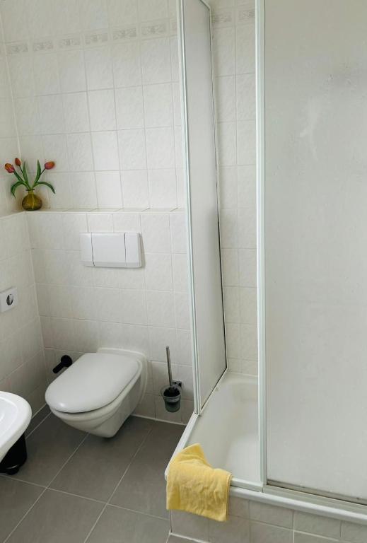 Koupelna v ubytování Themenhotel Rehlein
