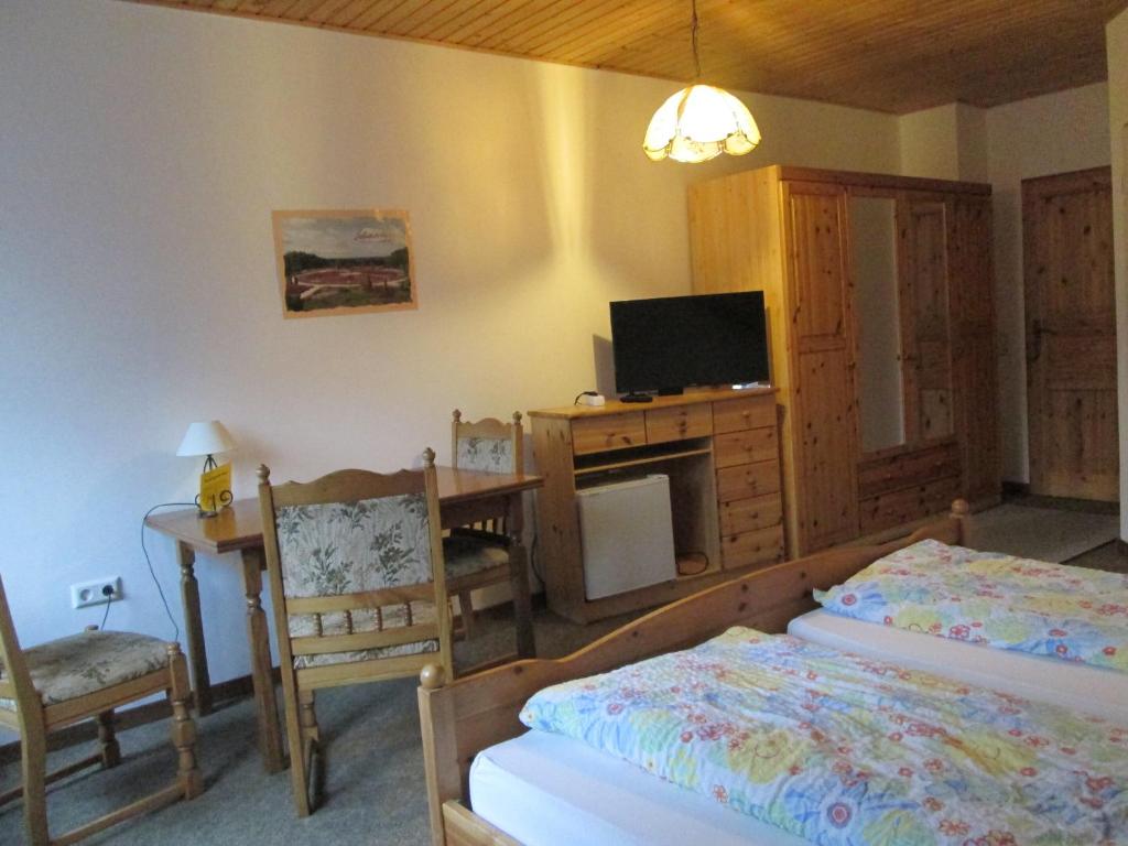 Postel nebo postele na pokoji v ubytování Der Schnuckenhof