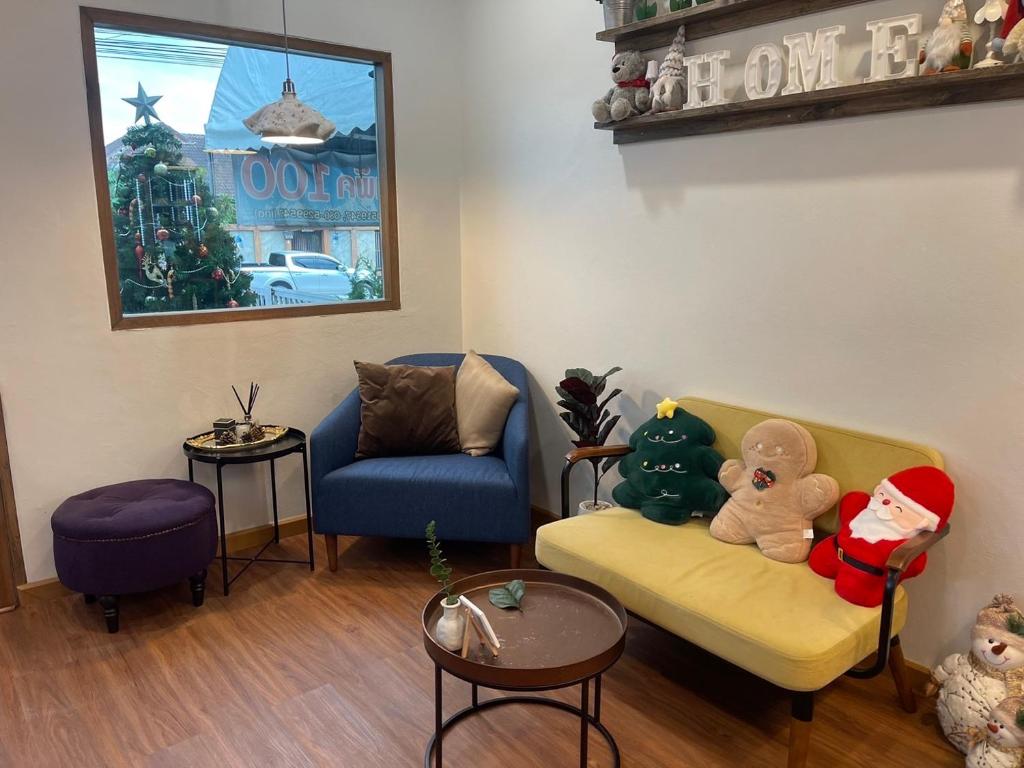 Posezení v ubytování Darabbit home