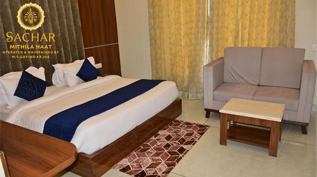 Postel nebo postele na pokoji v ubytování Sachar Resort