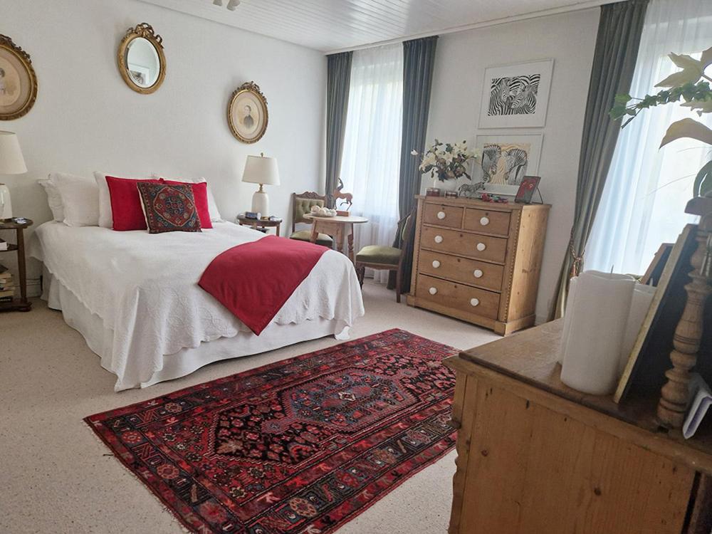 Postel nebo postele na pokoji v ubytování Irchel Residence