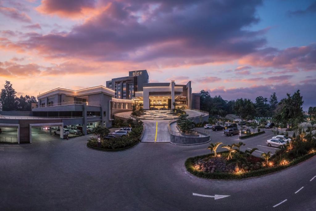 a rendering of a building with a parking lot at Glee Nairobi, a Preferred LVX Hotel in Nairobi