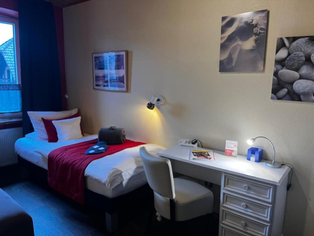 Postel nebo postele na pokoji v ubytování Henblas Hotel