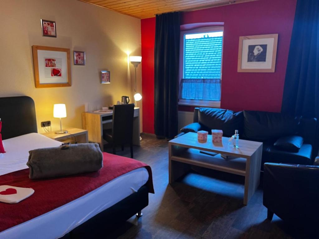 Posezení v ubytování Henblas Hotel