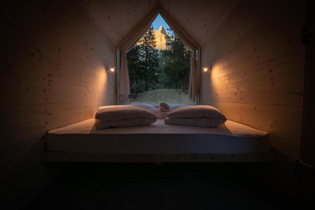 Postel nebo postele na pokoji v ubytování Camping Sass Dlacia