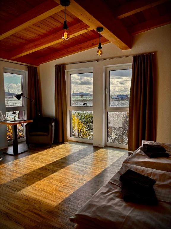 Postel nebo postele na pokoji v ubytování Hotel Rappenhof