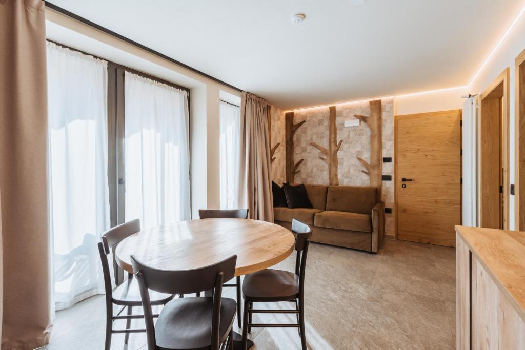 Posezení v ubytování Residence Piz Aot