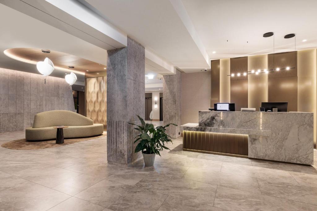 Posezení v ubytování Marine Hotel by Zdrojowa