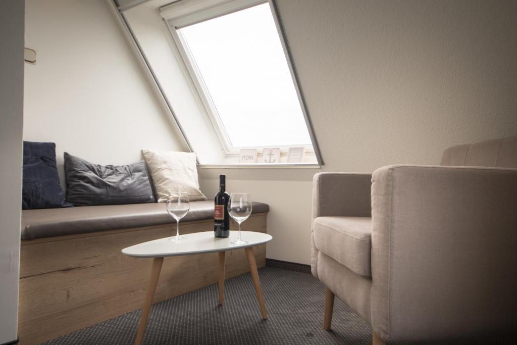 Posezení v ubytování Hotel Nige Hus