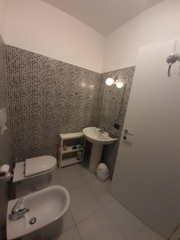 Koupelna v ubytování A Casa di Sole