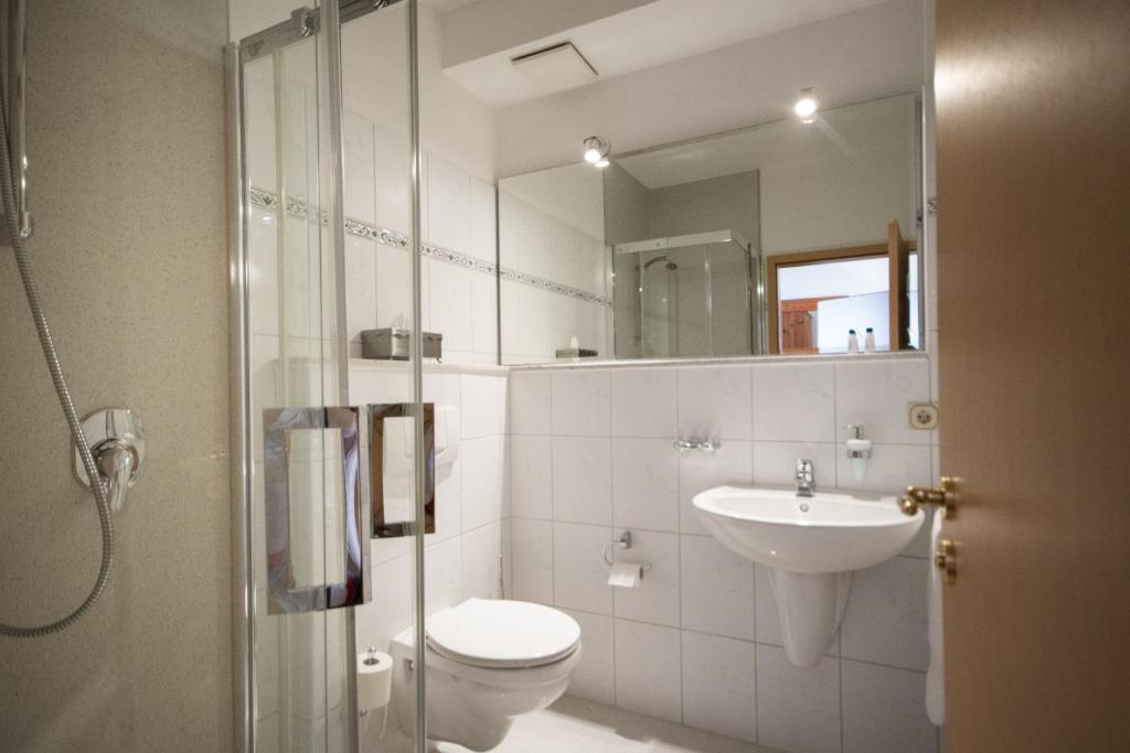 Koupelna v ubytování Hotel Nige Hus