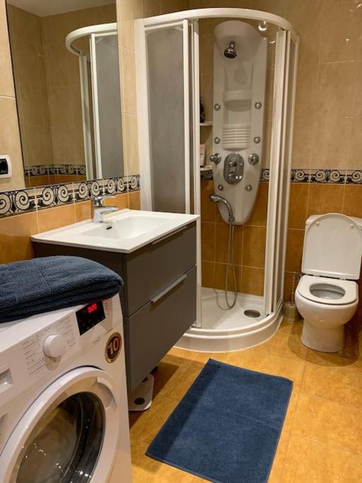 Koupelna v ubytování Appartement à Ordino