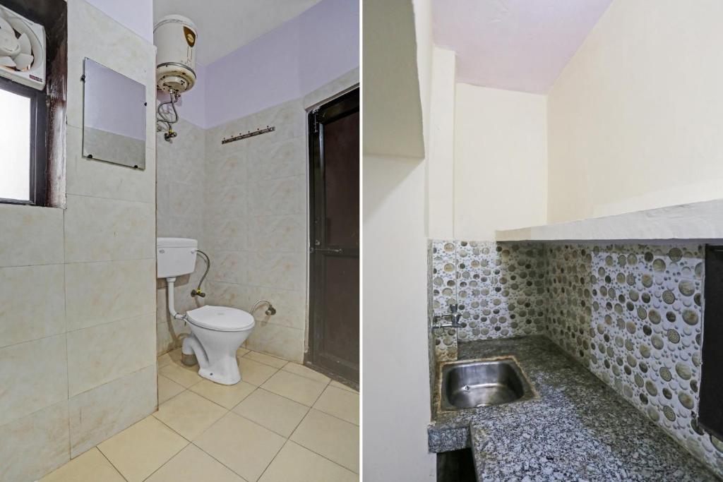 Koupelna v ubytování Hotel O Dremland Residency
