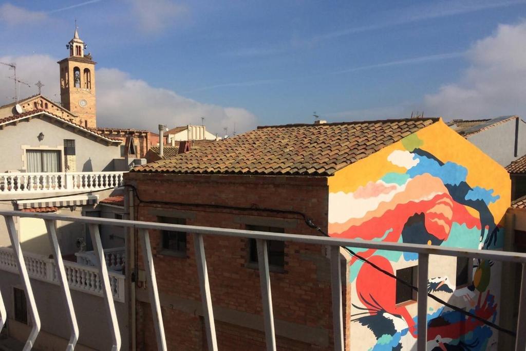 Balkón nebo terasa v ubytování Casa taller Penelles