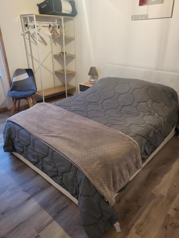 Postel nebo postele na pokoji v ubytování Location saisonnière La Berbère