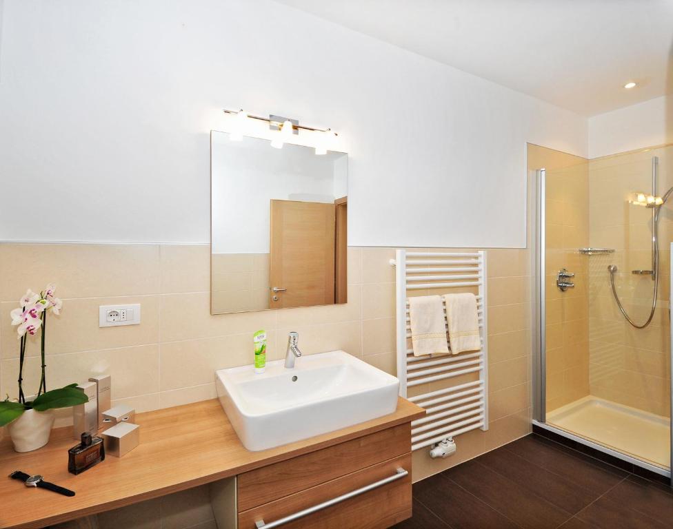 Koupelna v ubytování Residence Mignon