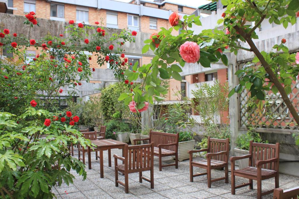 Zahrada ubytování Albergo Residence Italia Vintage Hotel