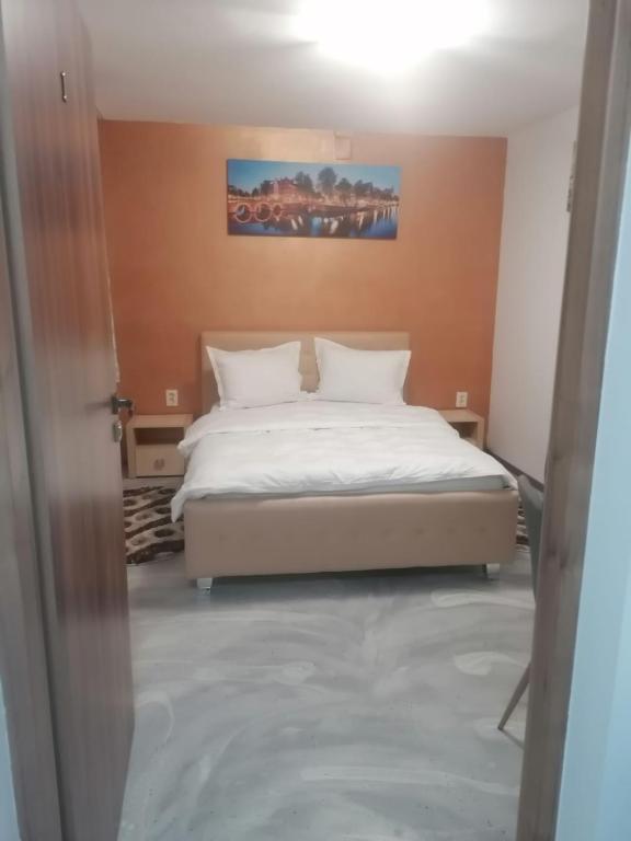 Postel nebo postele na pokoji v ubytování Casa Muresan