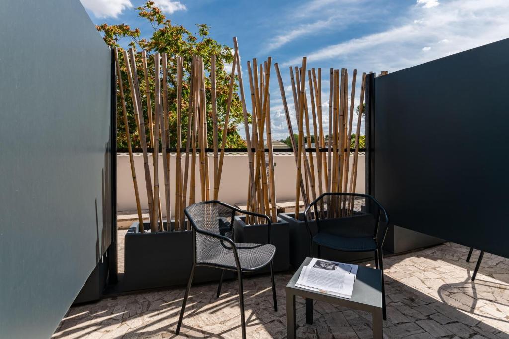 Balkón nebo terasa v ubytování B&B Hotel Roma Pietralata Tiburtina