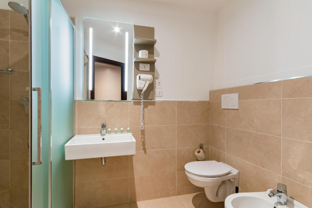 Koupelna v ubytování B&B Hotel Roma Pietralata Tiburtina