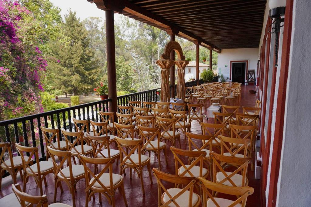 Balkón nebo terasa v ubytování Best Western Plus Posada de Don Vasco