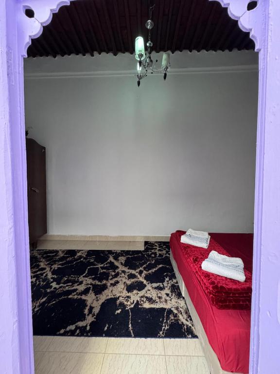 Postel nebo postele na pokoji v ubytování Yamna house