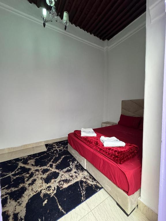 Postel nebo postele na pokoji v ubytování Yamna house