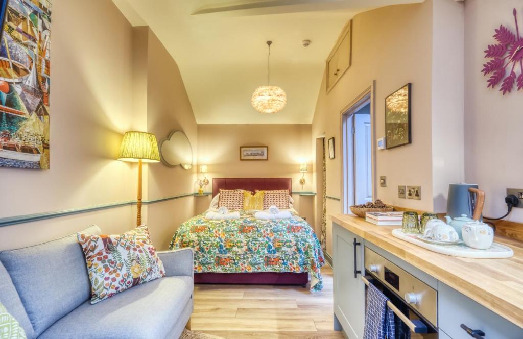 Χώρος καθιστικού στο The Bluebell