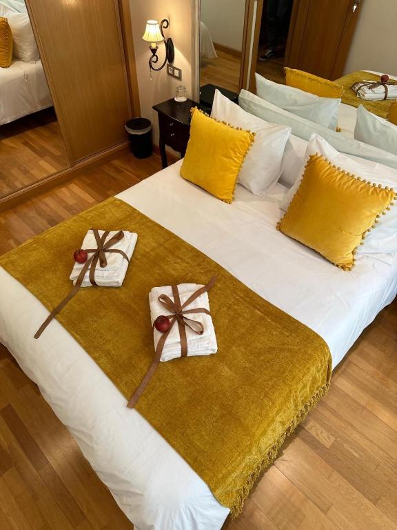 Postel nebo postele na pokoji v ubytování Clarens Guesthouse