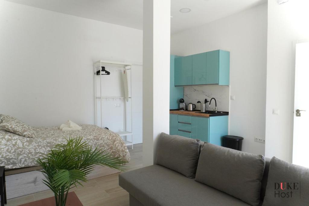 Dapur atau dapur kecil di Casa de Huéspedes Carabanchel1